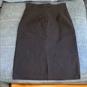 European brand Printemps Classic Black Pencil Skirt